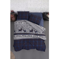 Постельное белье Karven HAPPINIES NAVY BLUE фланель