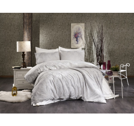 Постельное белье Grazie Home LOREA серый евро
