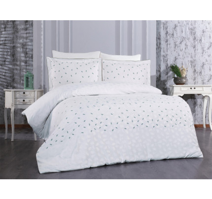 Постельное белье Grazie Home DIANDRA (крем-зеленый) евро