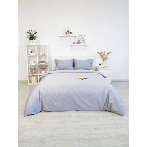 Постельное белье Tivolyo Home Casual (серый) 1.5-спальное, дополнительное фото