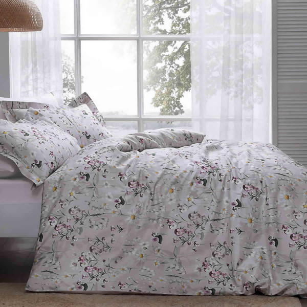 Постельное белье Tivolyo Home Daisy бежевый, основное фото