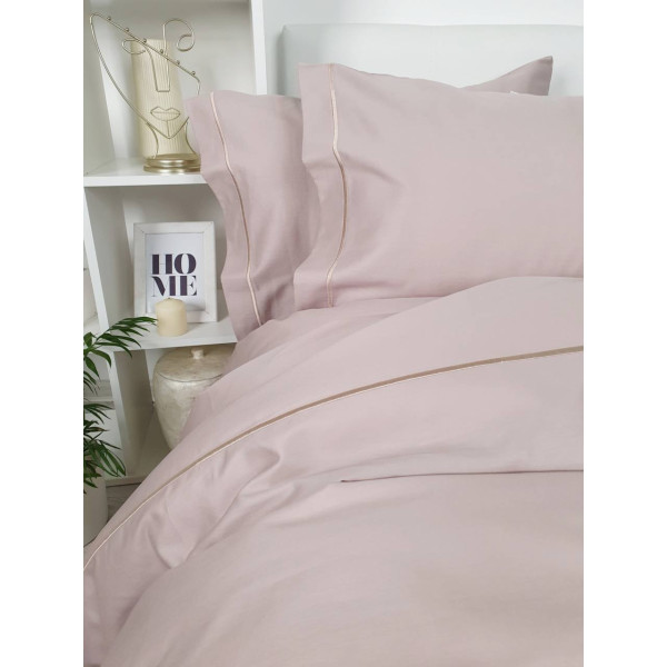 Постельное белье Tivolyo Home Casual (кофейный) 1.5-спальное, дополнительное фото
