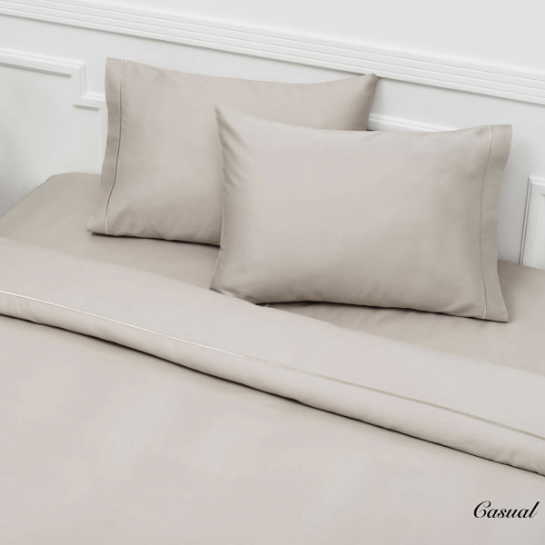 Постельное белье Tivolyo Home Casual (бежевый) 1.5-спальное, дополнительное фото