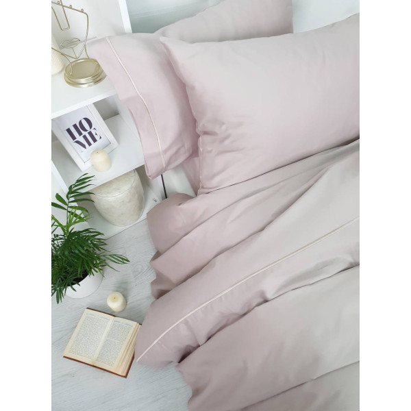Постельное белье Tivolyo Home Casual (кофейный) 1.5-спальное, дополнительное фото