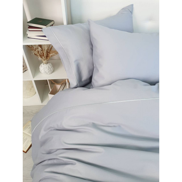 Постельное белье Tivolyo Home Casual (серый) 1.5-спальное, дополнительное фото