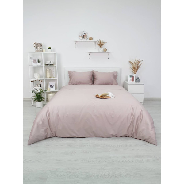 Постельное белье Tivolyo Home Casual (кофейный) 1.5-спальное, дополнительное фото