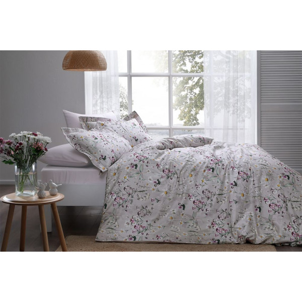 Постельное белье Tivolyo Home Daisy бежевый, дополнительное фото