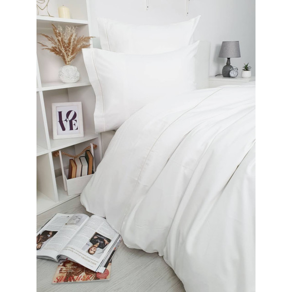 Постельное белье Tivolyo Home Casual (кремовый) семейное, дополнительное фото
