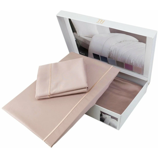 Постельное белье Tivolyo Home Casual (кофейный) 1.5-спальное, дополнительное фото